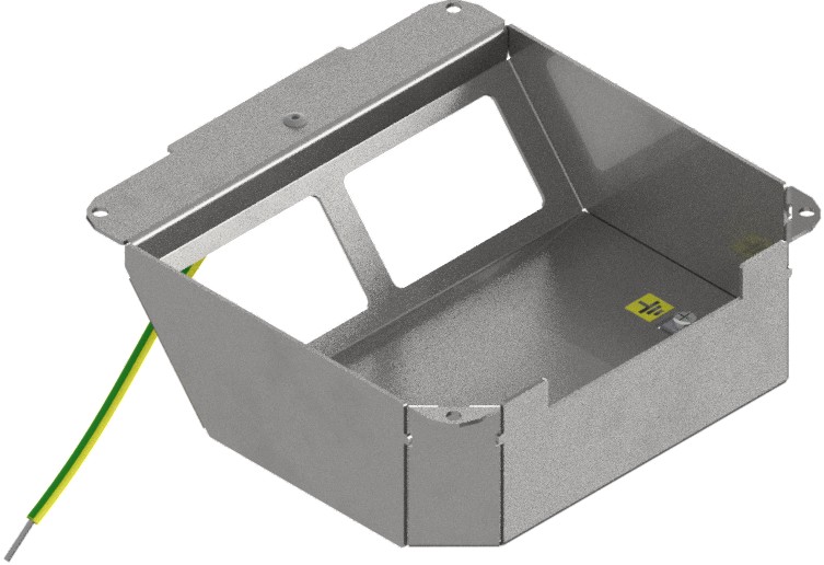 Produktbild UBDK 160 115 - Steckdoseneinsatz für 2x FLF, leer