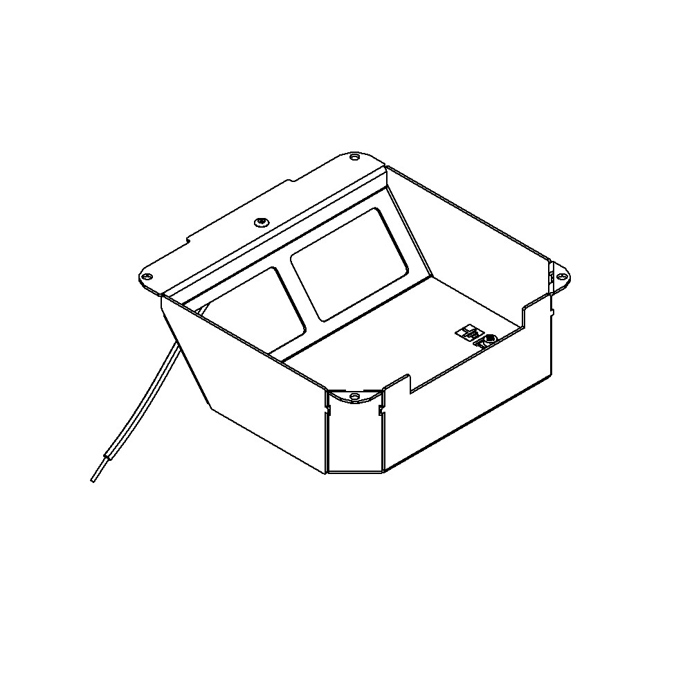 Produktbild UBDK 160 115 - Steckdoseneinsatz für 2x FLF, leer