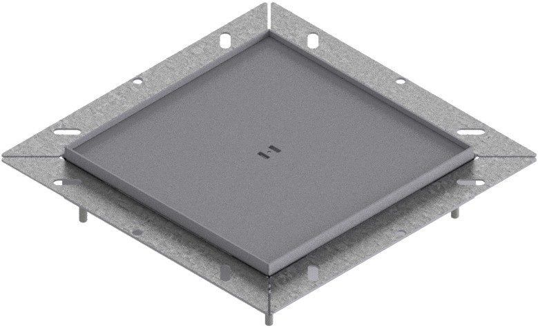 Produktbild UBDK 210 050  -  Unterflur-Bodendose UBDK 210 inkl. Blinddeckel, flach (SVZ) ohne Kante, mit 5mm Vertiefung