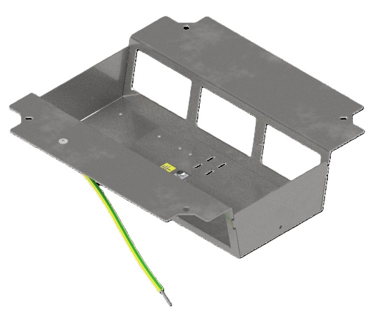 Produktbild UBD 215 225  -  Steckdoseneinsatz für 2x3 FLF, leer