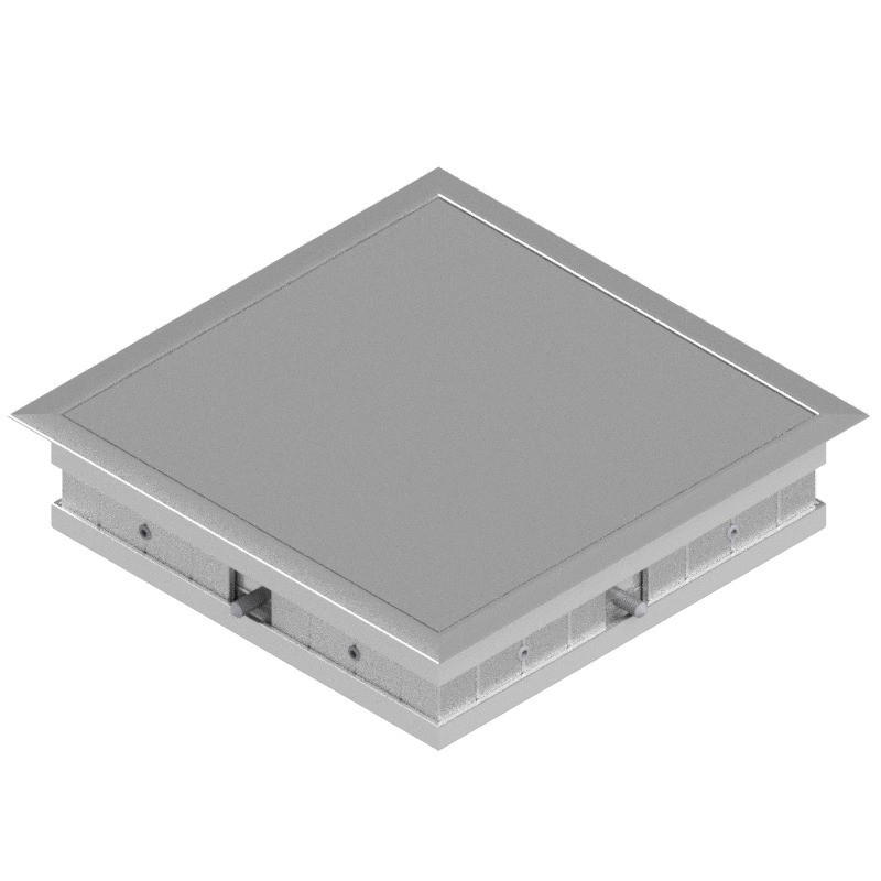 Produktbild DBRA 160 000  -  Doppelboden-Auslass DBRA 160 mit Rand inkl. Blinddeckel  aus Aluminium eloxiert