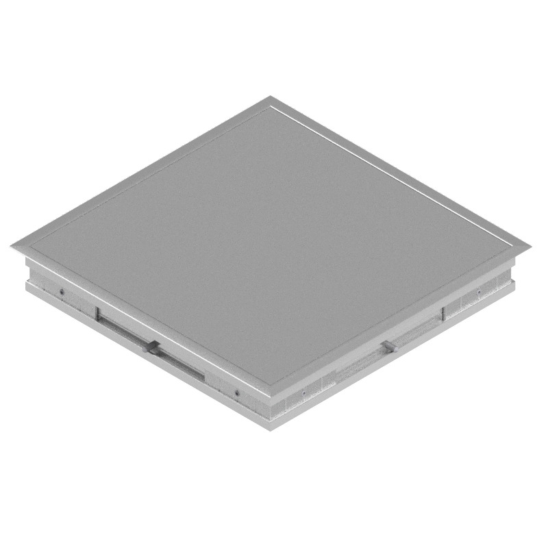 Produktbild DBRA 260 000  -  Doppelboden-Auslass DBRA 260 mit Rand inkl. Blinddeckel  aus Aluminium eloxiert