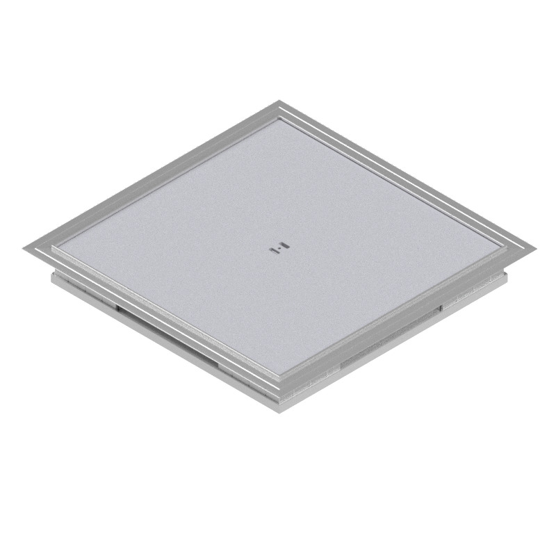Produktbild DBKA 260 030  -  Doppelboden-Auslass DBKA 260 mit Kante inkl. Blinddeckel flach (SVZ),  3mm Vertiefung