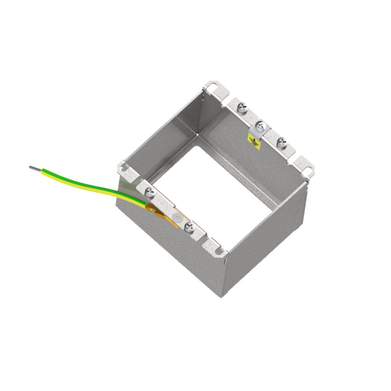 Produktbild DBSA 100 020  -  Steckdoseneinsatz mit 2x FLF Ausschnitte