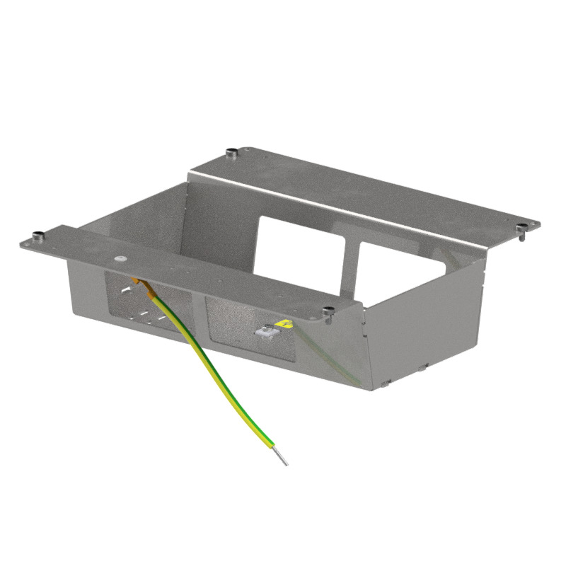 Produktbild DBSA 210 040  -  Steckdoseneinsatz mit 2x2 FLF horizontal Ausschnitte