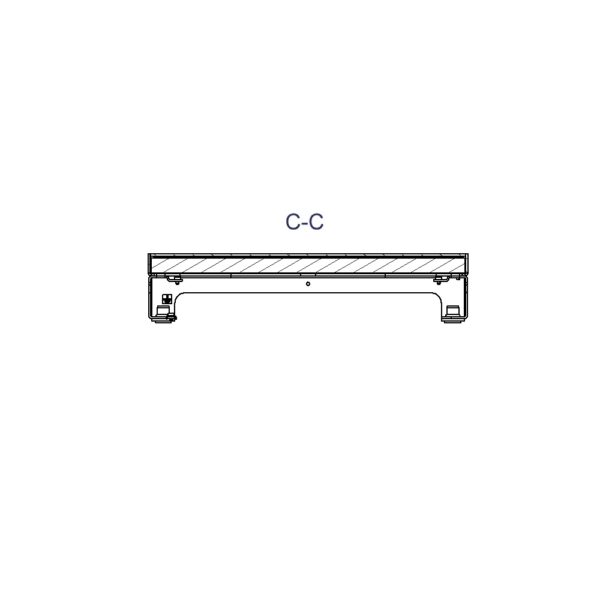 Produktbild UBD 320 313  -  Unterflur-Bodendose UBD 320 inkl. belegtem Blinddeckel aus Chromstahl, geschliffen