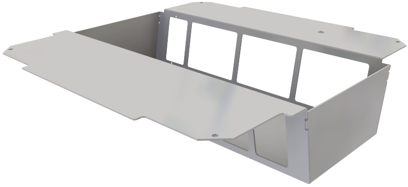 UBD 320 326  -  Steckdoseneinsatz vertikal für 2x7 FLF, leer