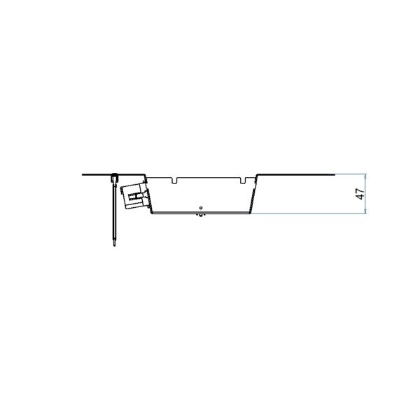 Produktbild UBD 321 326  -  Steckdoseneinsatz horizontal für 2x4 FLF inkl. 4x 1xT13, weiss