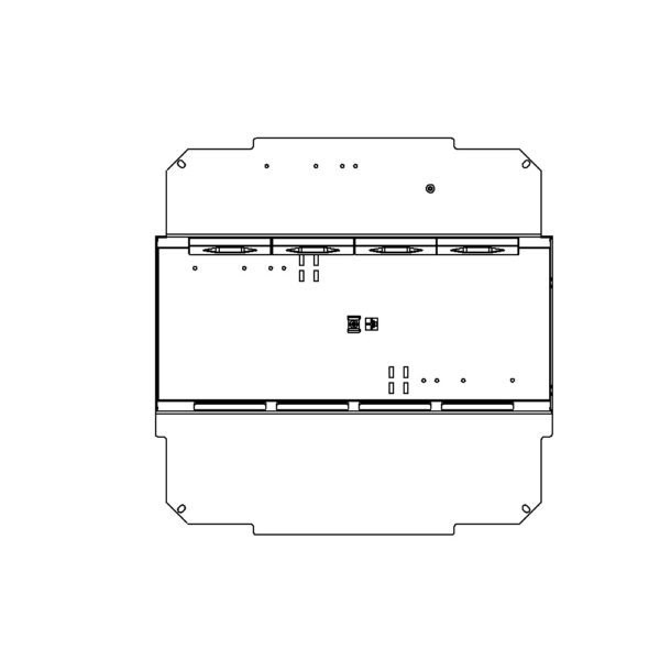 Produktbild UBD 321 327  -  Steckdoseneinsatz horizontal für 2x4 FLF inkl. 3xT13, weiss, und 1xT13, schwarz