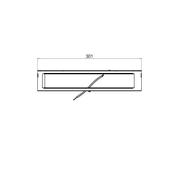 Produktbild UBD 321 339  -  Steckdoseneinsatz mit 2x 6x 45x45-Ausschnitten, leer