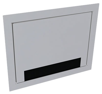 Produktbild WAD 135 350  -  Wandauslass WAD Rahmen mit Klappdeckel Typ 35, weiss