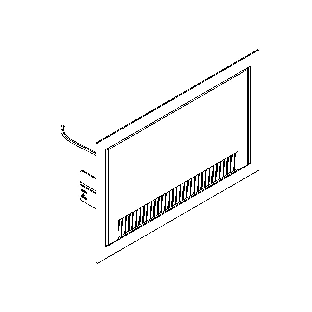 Produktbild WAD 146 461 - Wandauslass WAD Rahmen mit Klappdeckel Typ 46, Chromstahl geschliffen