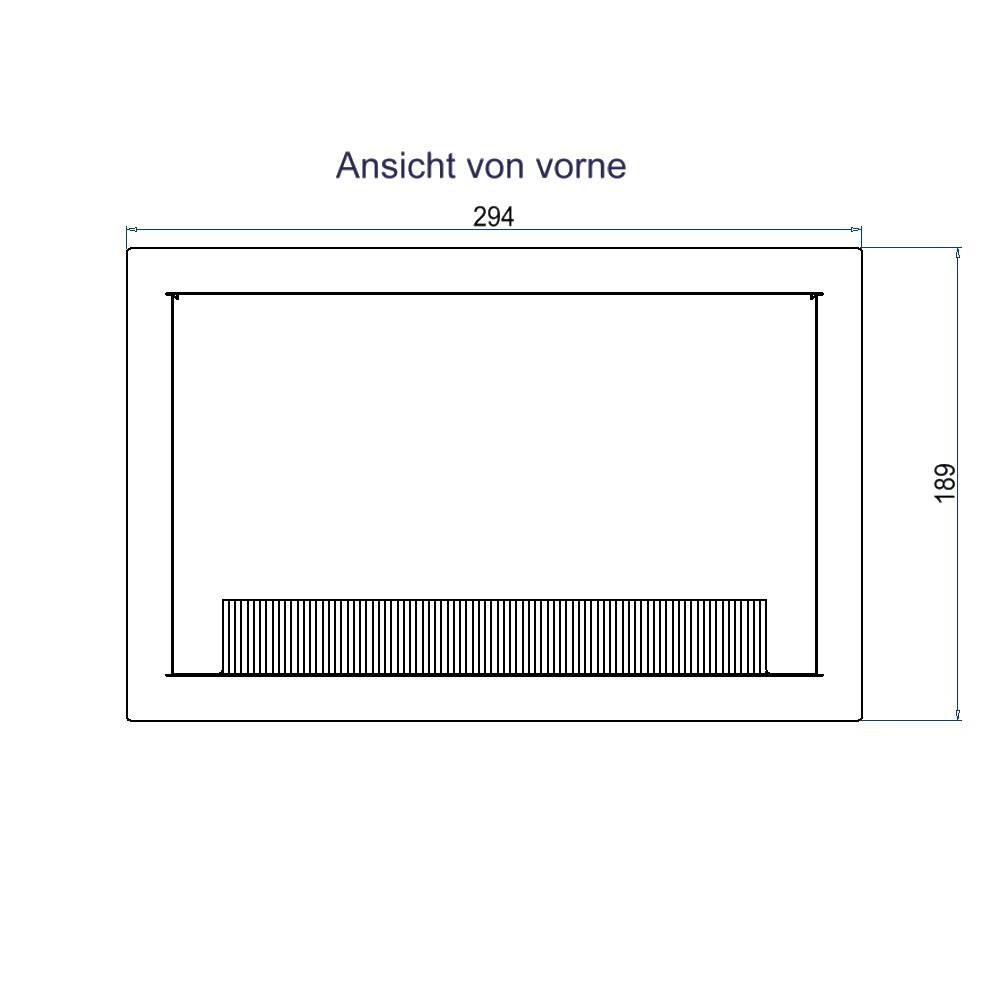 Produktbild WAD 146 461 - Wandauslass WAD Rahmen mit Klappdeckel Typ 46, Chromstahl geschliffen