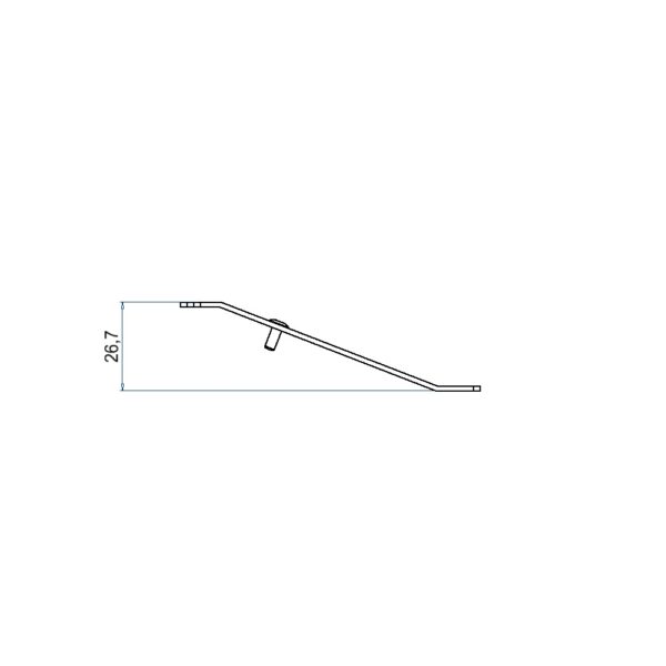 Produktbild UBD 100 115  -  Steckdoseneinsatz für 2x FLF, leer