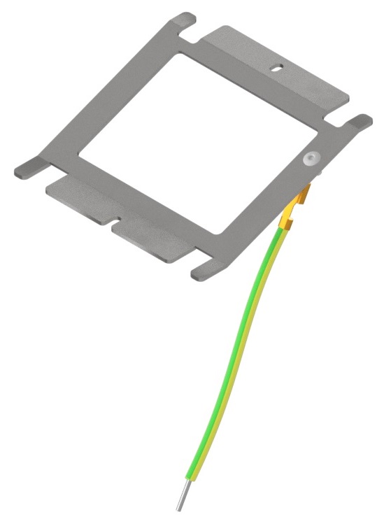 Produktbild UBD 100 115 - Steckdoseneinsatz für 2x FLF, leer